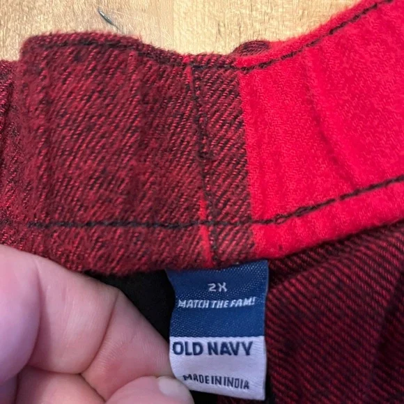 Buffalo Plaid Old Navy 100% Cotton Pajamas - Picture 6 of 7